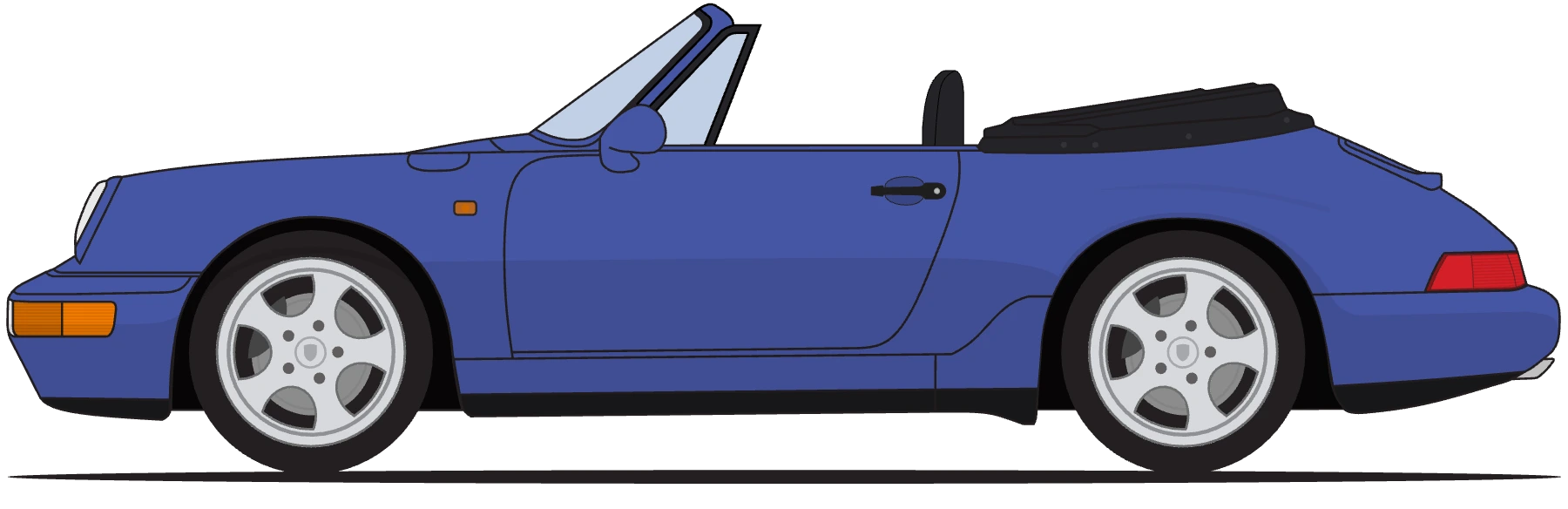 Porsche Porsche 964 C2 illustration