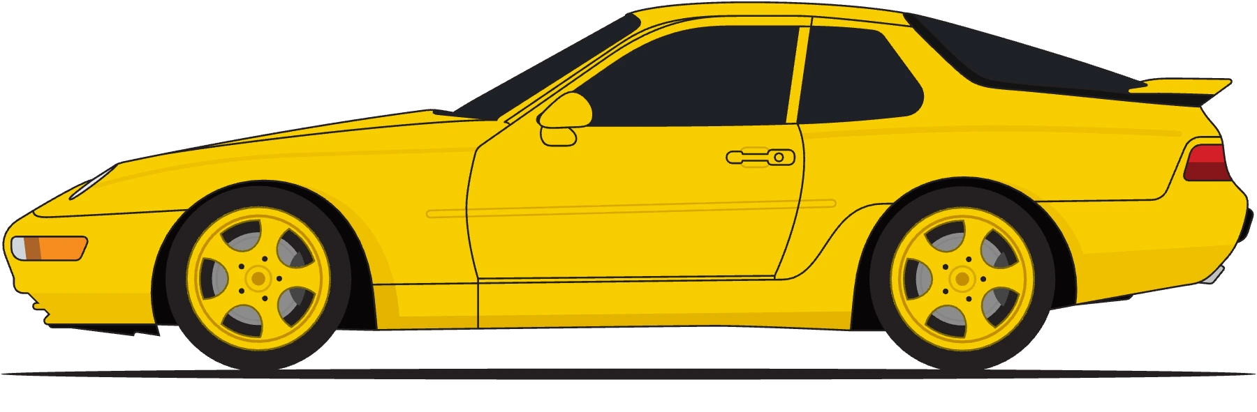 Porsche Porsche 968 CS illustration