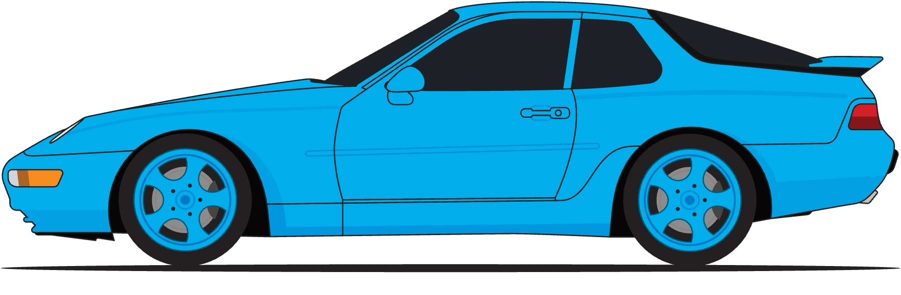 Porsche 968 CS in Riviera Blue