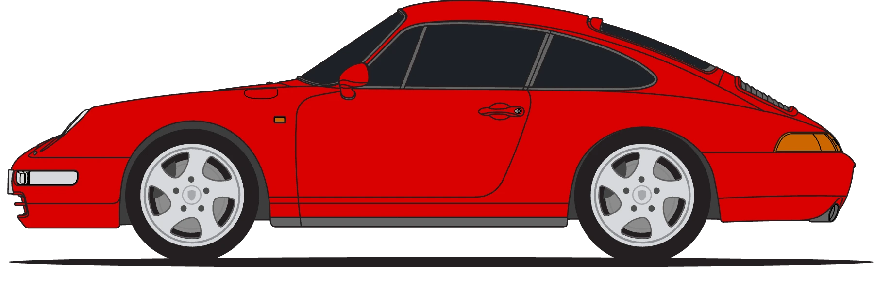 Porsche Porsche 993 C2 illustration