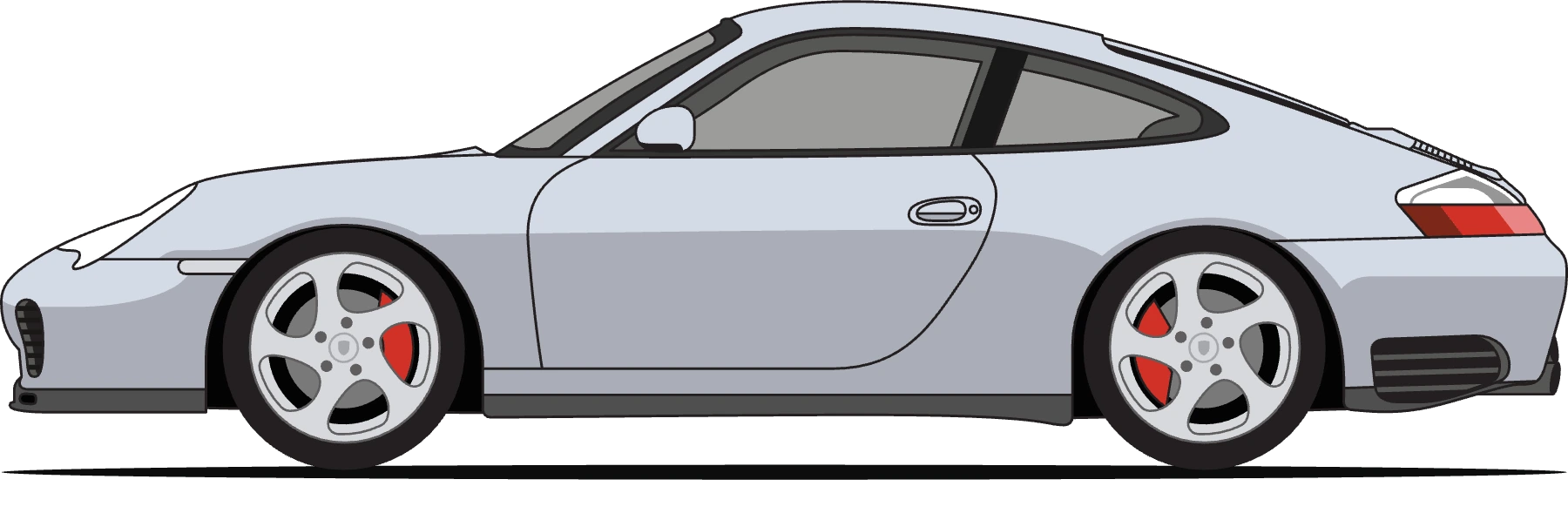 Porsche Porsche 996 4S illustration