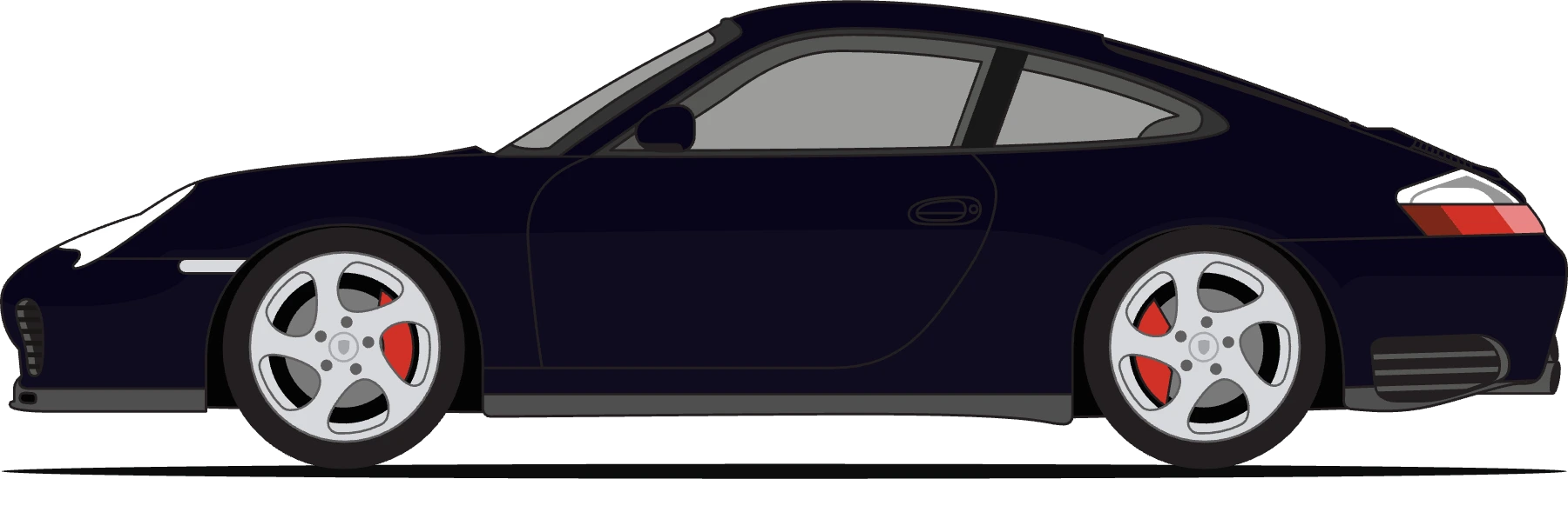 Porsche 996 4S in Basalt Black Metallic
