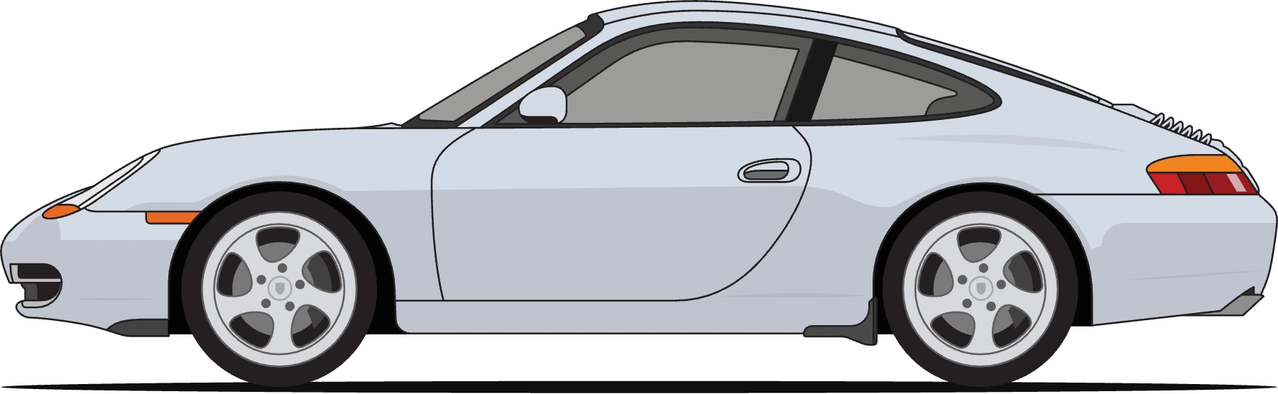 Porsche Porsche 996 Carrera illustration