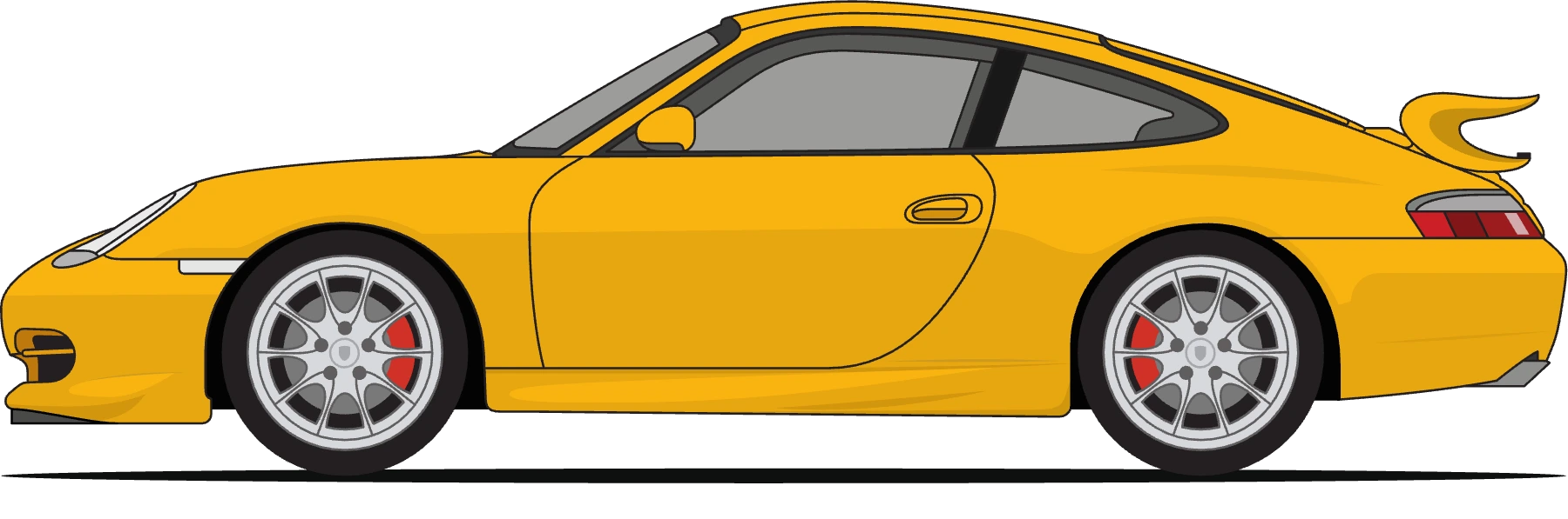 Porsche Porsche 996 GT3 illustration