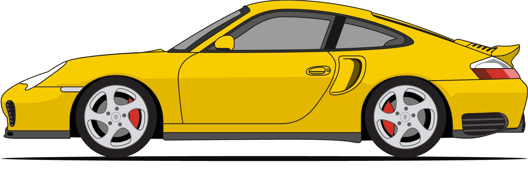 Porsche 996 Turbo in Speed Yellow