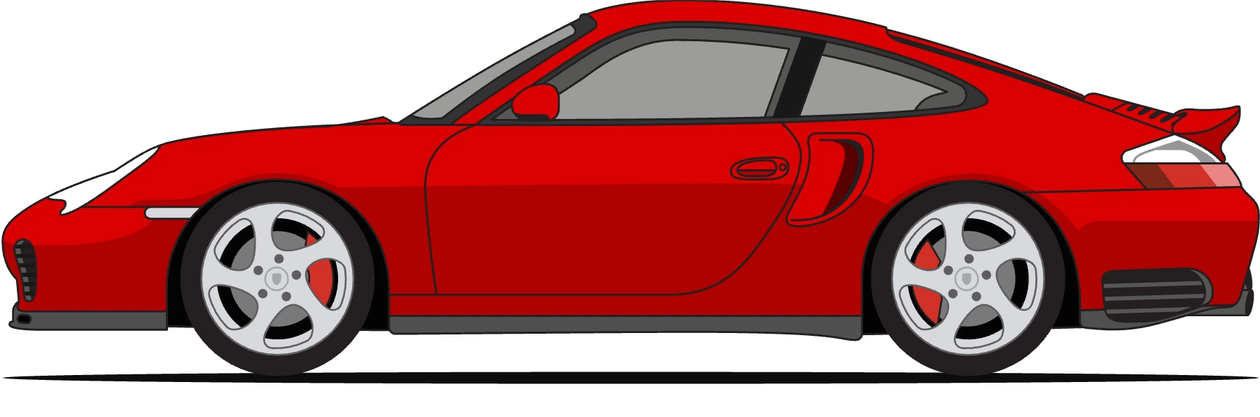 Porsche 996 Turbo in Guards Red