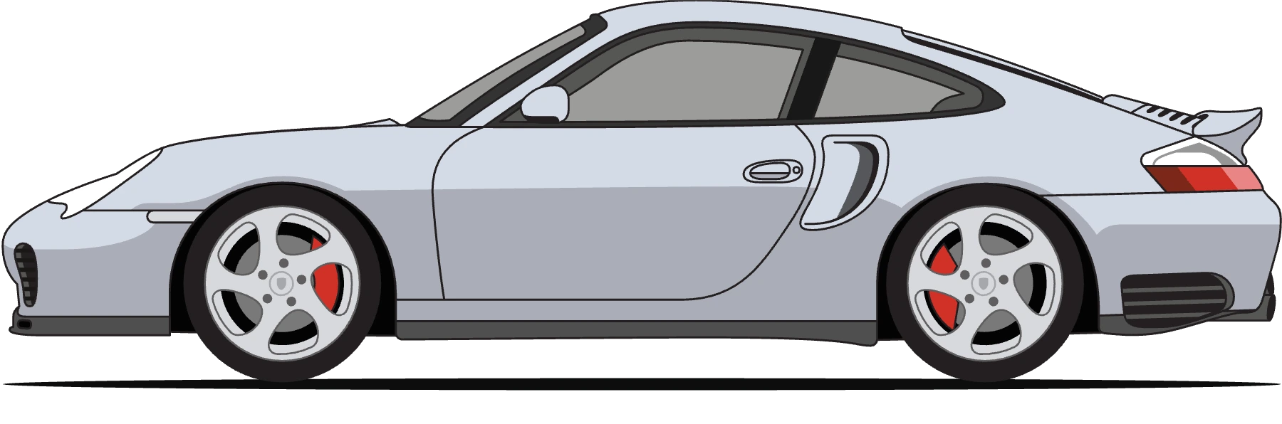 Porsche Porsche 996 Turbo illustration